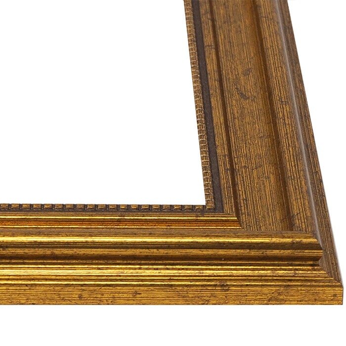 アウトレット】 油絵額縁 8111/ゴールド F4号（333×242mm） 前面UV