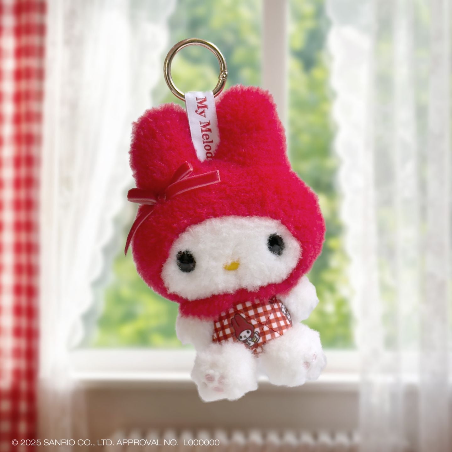 マイメロディ 赤チェック マスコット｜サンリオ｜ナカジママーケット