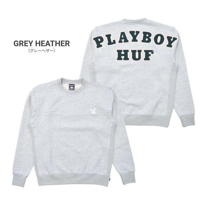 HUF × PLAYBOY ハフ × プレイボーイ トレーナー RABBIT HEAD CREW