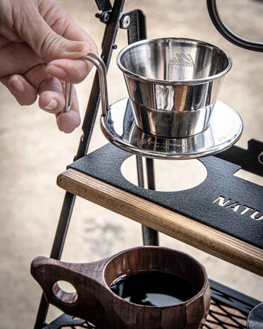 THE QUATTUOR STAND:アウトドアテーブル:Naturetones(ネイチャートーンズ)