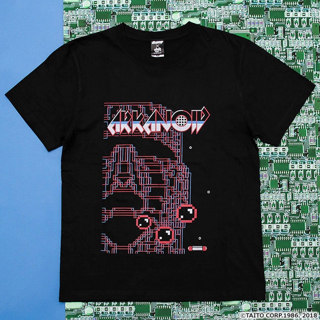 VIDEO GAME TOKYO アルカノイド フルカラーTシャツ ネイビー | 特集