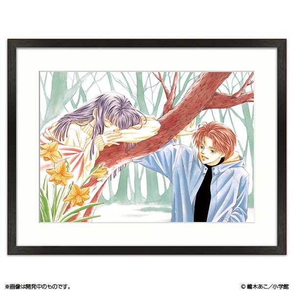 嶋木あこ20周年記念 サイン入り複製原画「むちゃくちゃ大好き」（B5