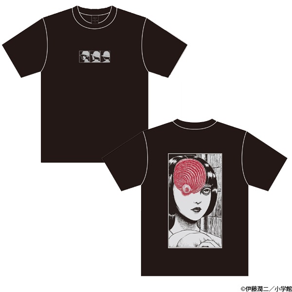 伊藤潤二「うずまき」Tシャツ 黒谷あざみ【販売終了】 | 特集から探す