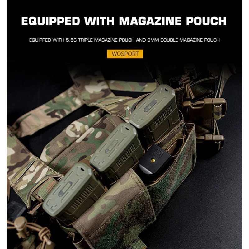 WoSporT Spiritus Systemsタイプ Micro Fight MK4チェストリグ CP