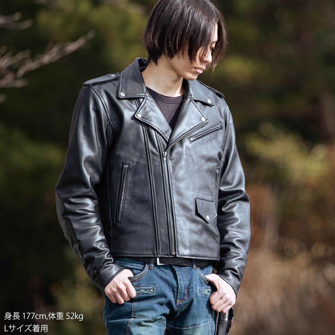 バイク レザージャケット[24WJ-4] ウェア,メンズ,ジャケット,素材別