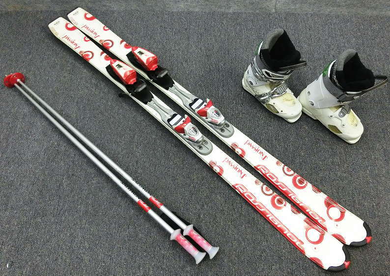ROSSIGNOL Epic スキーセット 赤白 ROSSIGNOL（ロシニョール） 【5日