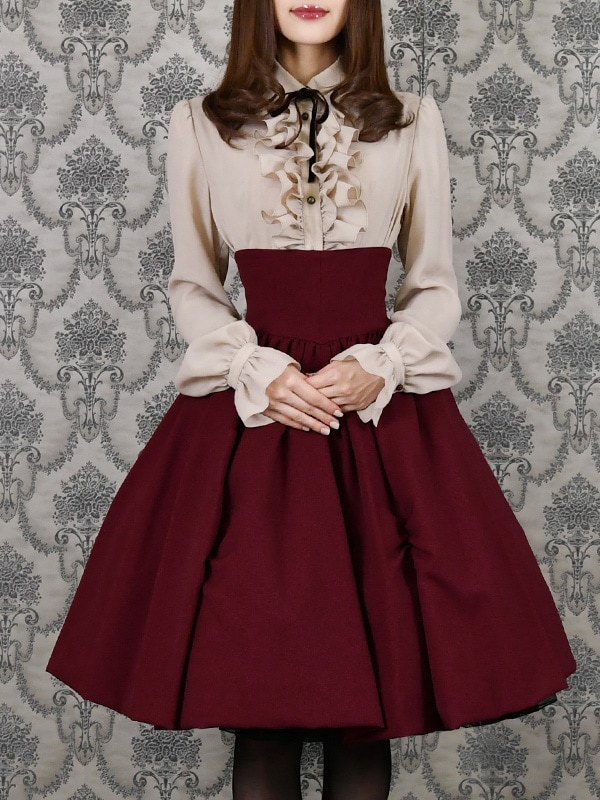 二次元と運命が交差するスカート ブラウン | NO.S PROJECT