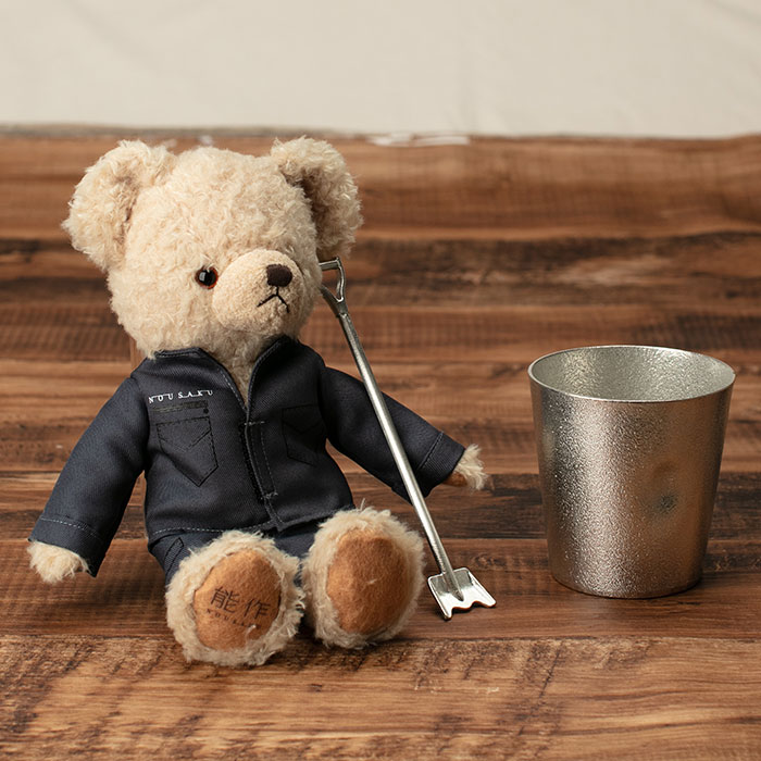 能作ベア＆道具マドラー＆NAJIMIタンブラーセット｜錫製雑貨・酒器の