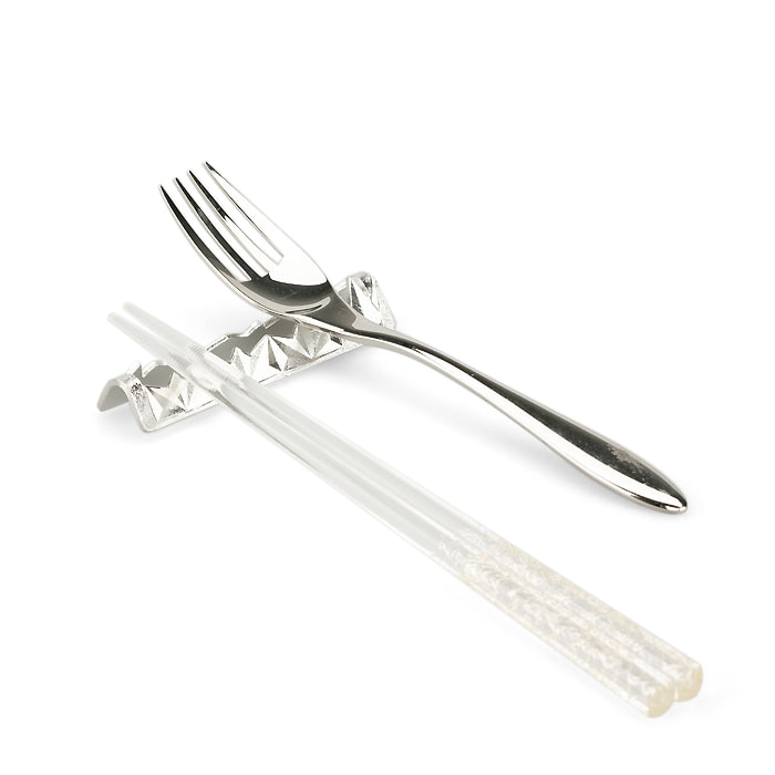 カトラリーレスト - 折鶴 - 2ヶ入｜錫製雑貨・酒器の通販は能作