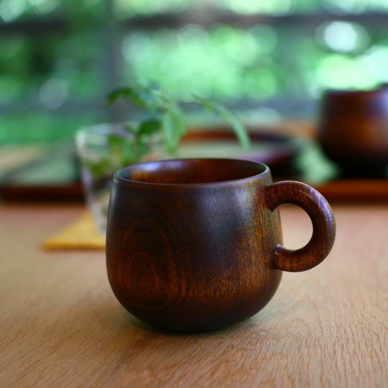 シェーヌ・ドゥ マグカップ 【オークヴィレッジ 手のひらになじむ