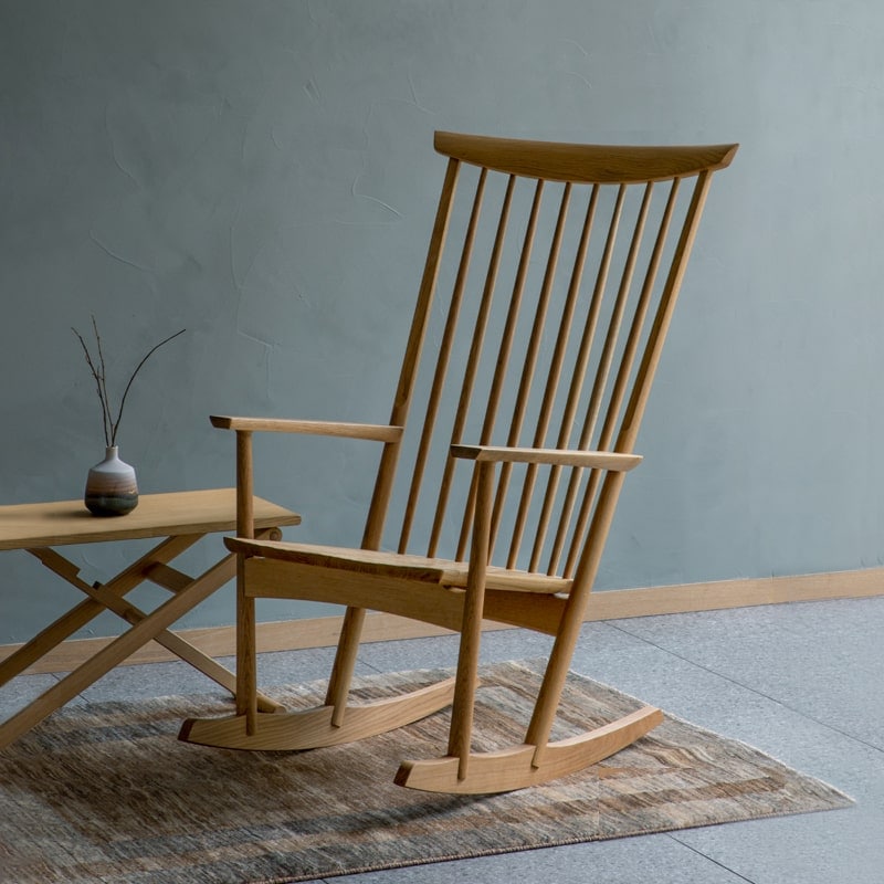 飛騨の家具]Mori:toロッキングチェア｜オークヴィレッジオンラインショップ