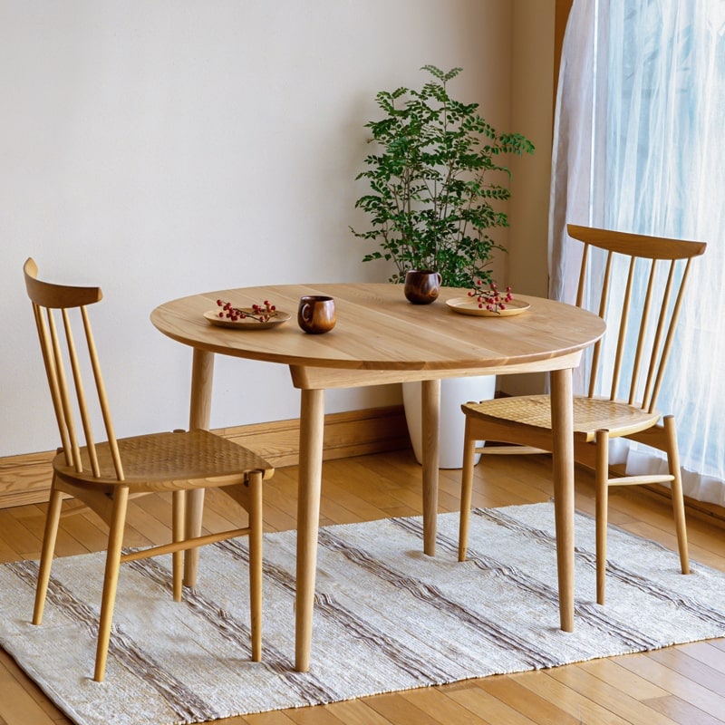 飛騨の家具]Mori:to丸テーブル｜オークヴィレッジオンラインショップ