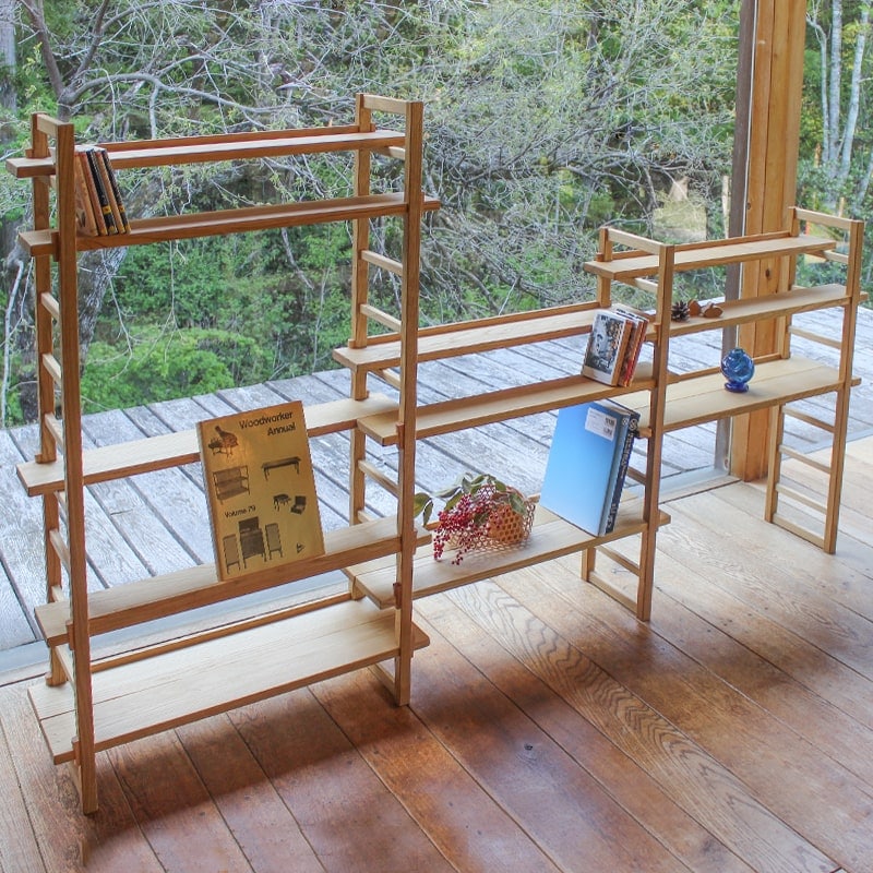 Kigumiシェルフ 3段（ナチュラル・ブラウン）｜オークヴィレッジ