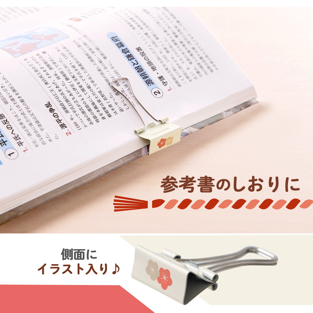 プラス(PLUS) 軽く開けるクリップ エアかる 中サイズ 4個入 ダブル