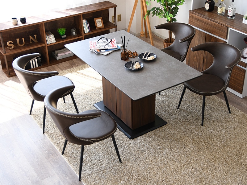 セラミック セラミックテーブル ダイニングテーブル セット 耐熱 収納