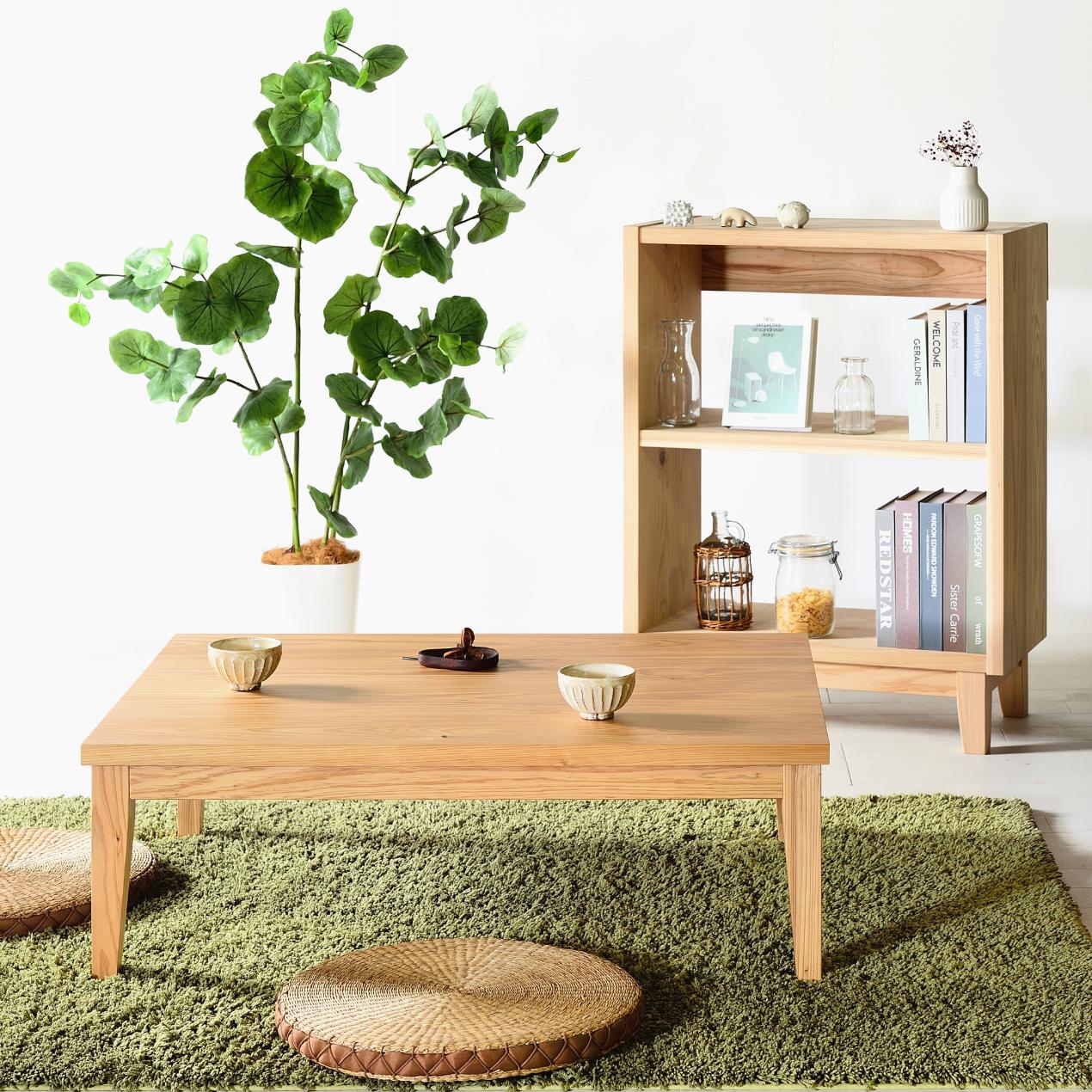 木の香ローテーブル4 杉材 九州産杉 国産 無垢材 天然木 北欧