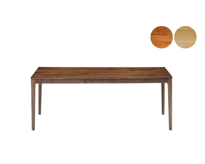 送料無料】ダイニングテーブル ウォールナット無垢 オーク無垢 天然木