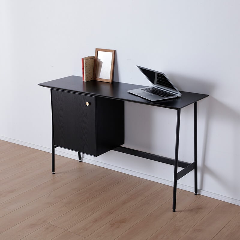 開梱設置無料]【大川家具】≪受注生産≫デスク 120/150cm幅 開扉