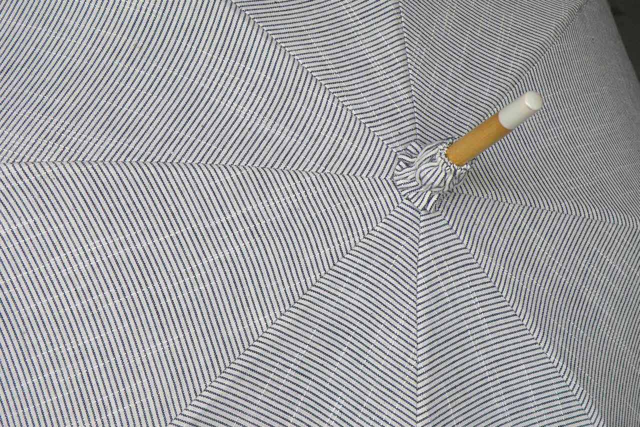 松阪木綿 日傘 白ヨコNO.1 | すべての商品 | おかげ横丁公式オンライン