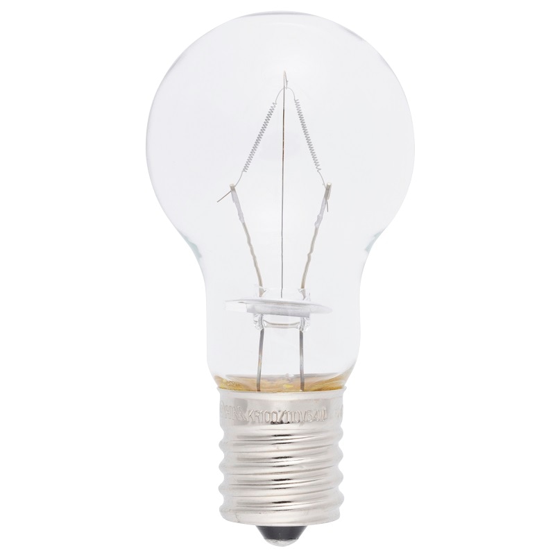 ミニクリプトン電球 E17 40W形 クリア 2個入｜KR100/110V36WC/2P 06