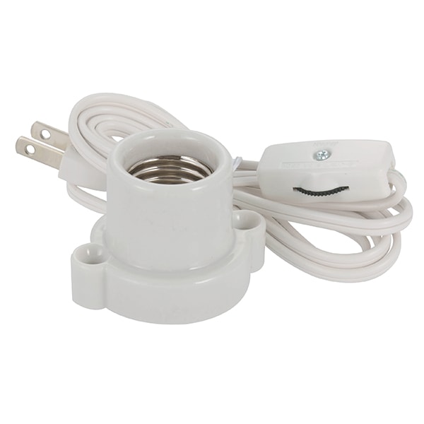 コード付レセップ スイッチ付 E26白_HS-L2615SZR/W 04-5204｜通販なら