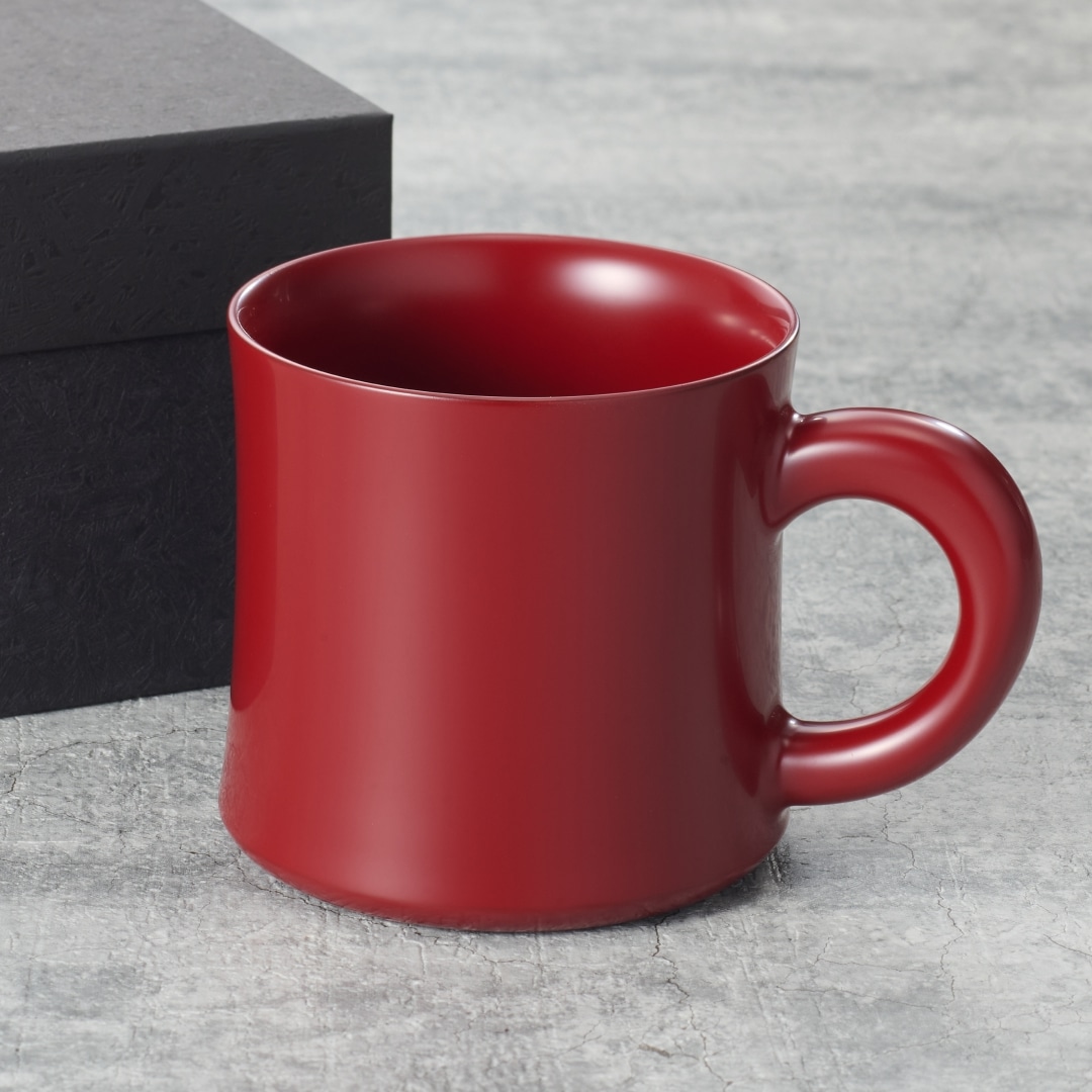 輪島塗】マグカップ 本朱｜復興オンラインマルシェ,工芸品・雑貨