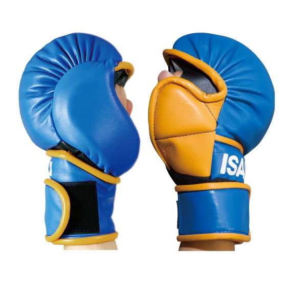 ISAMI パウンドグローブ 青/黄 IS-756 パウンドグローブ | オープン
