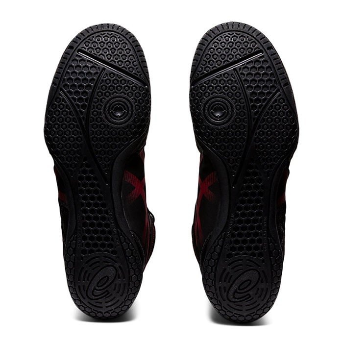 asics レスリングシューズ MATCONTROL2 （ブラック/クラシックレッド