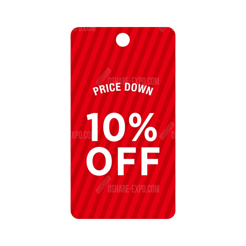 ハンガーポップ ○○％OFF シンプルデザイン セール ディスカウント