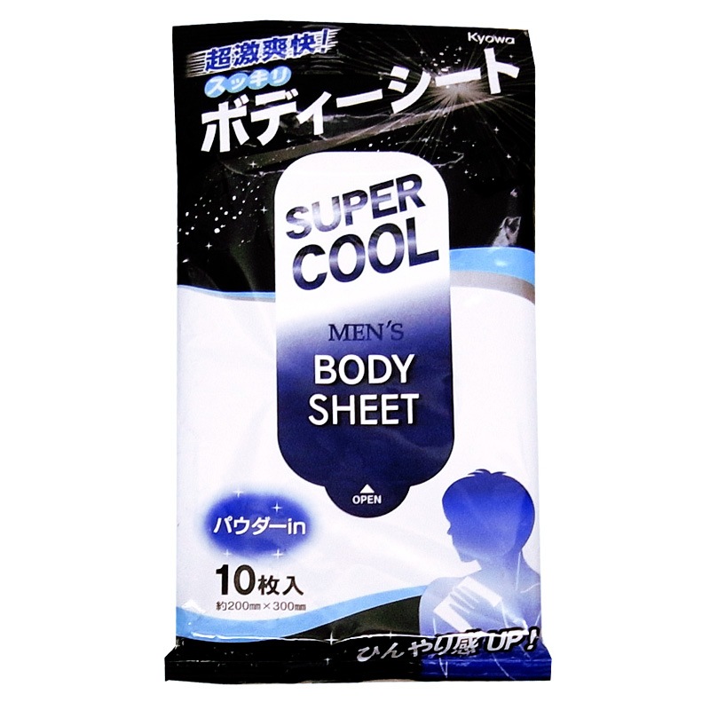 MEN'S スッキリボディシート スーパークール 10枚入り 100個セット(2c