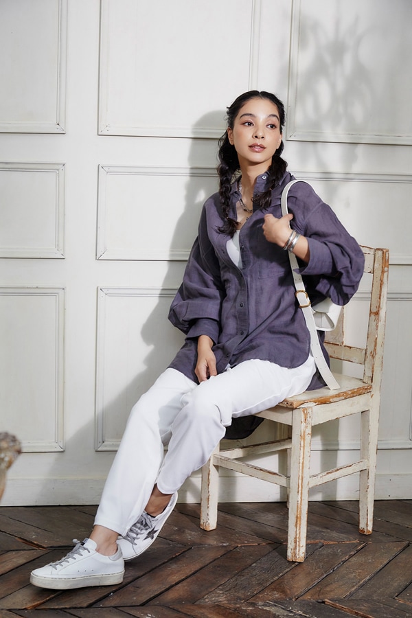 再販】2025SS_ジョーゼットストレッチジョガー | アイテム | OWAUNO