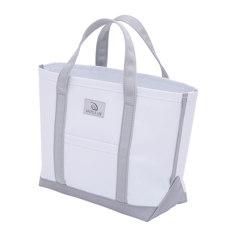 三角マチトートバッグ（グレー） | ALL ITEM | UPCYCLE LAB