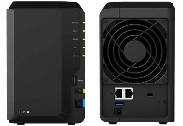 Synology DiskStation DS220+ デュアルコア CPU搭載多機能パーソナル
