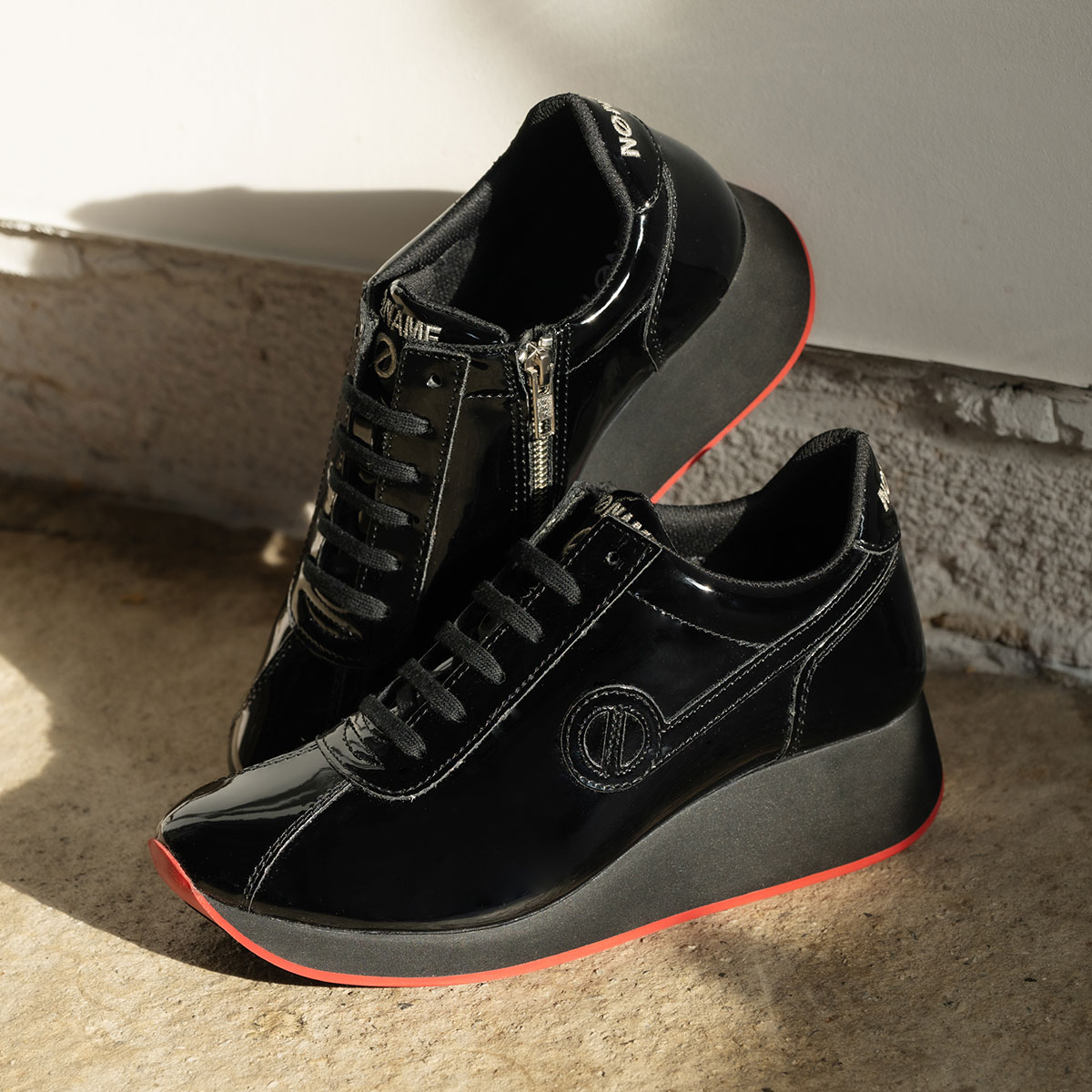 柏木由紀子さんコラボ】NO NAME ノーネーム SPEED-52911-BLACK/RED