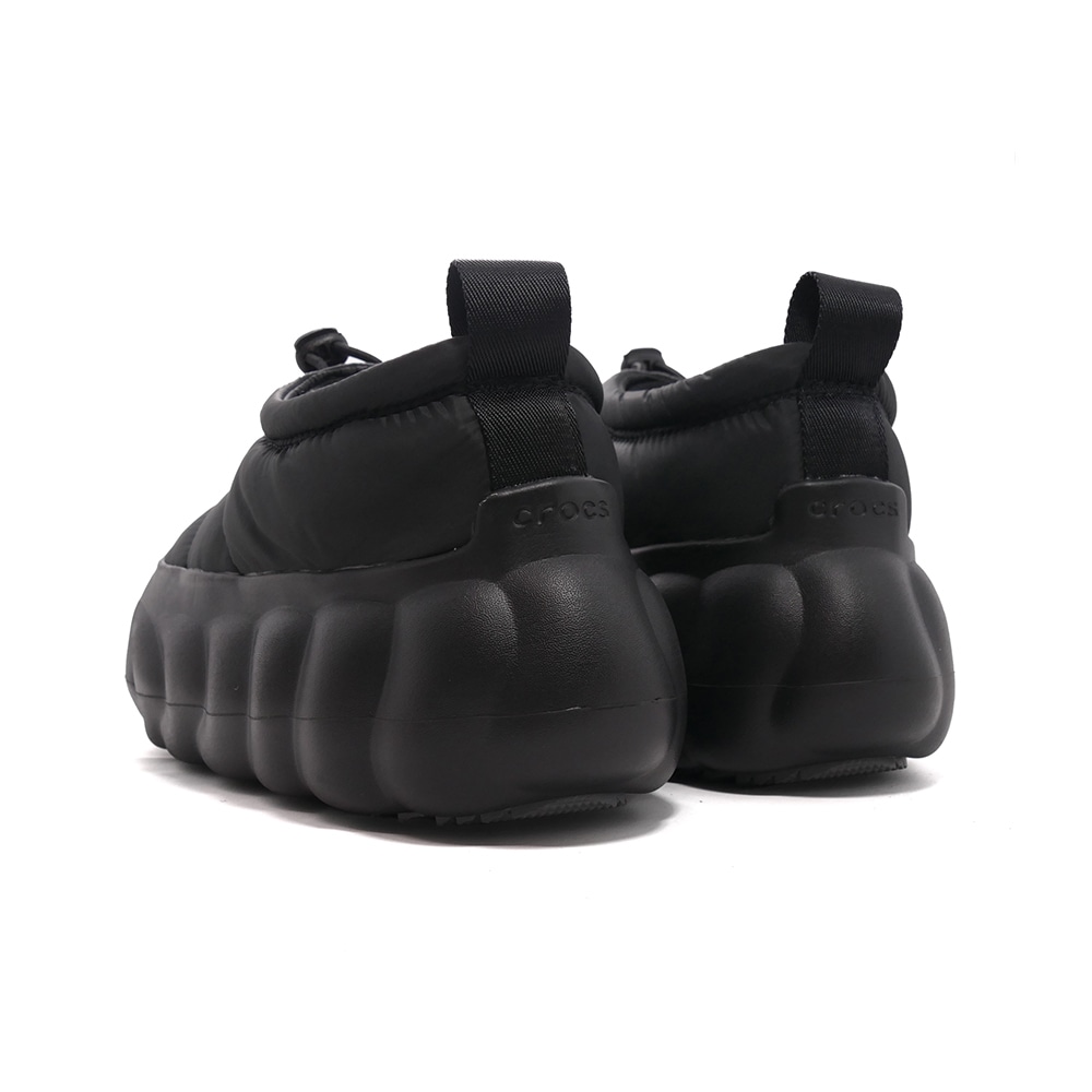 ブーツ クロックス crocs オーバーパフショーティー ブラック 黒