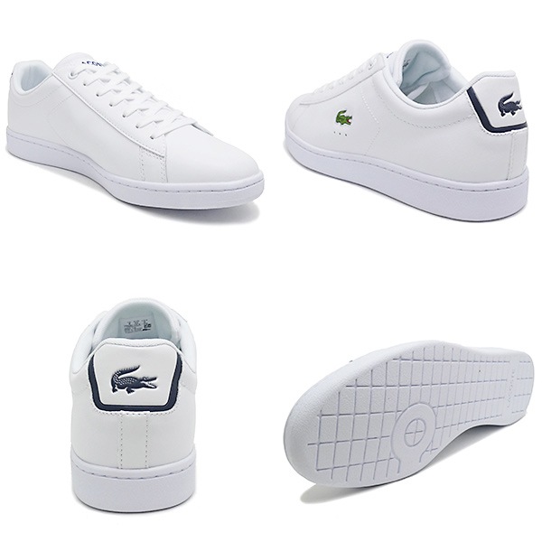 スニーカー ラコステ LACOSTE カーナビーエヴォBL1 ホワイト メンズ