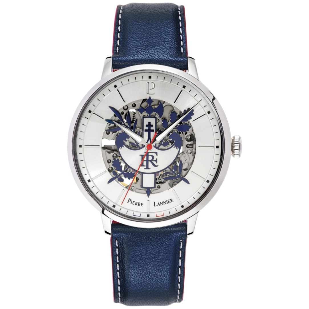 ピエールラニエ×エリゼ 自動巻き メンズ 腕時計 スケルトン 革ベルト