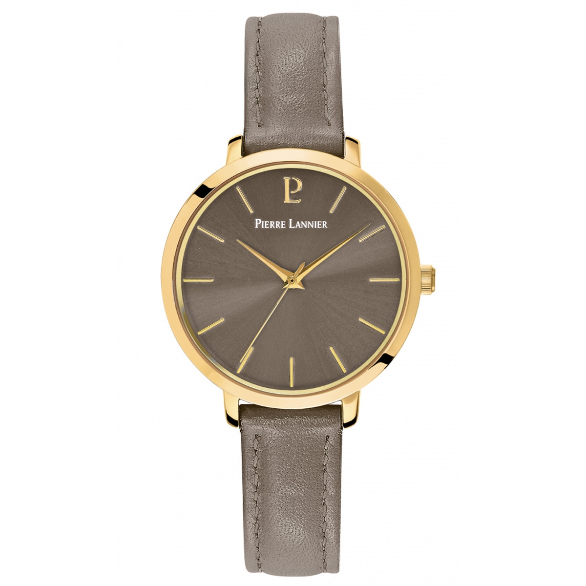 CHOUQUETTE シュケット レディース 腕時計 クオーツ 革ベルト ゴールド