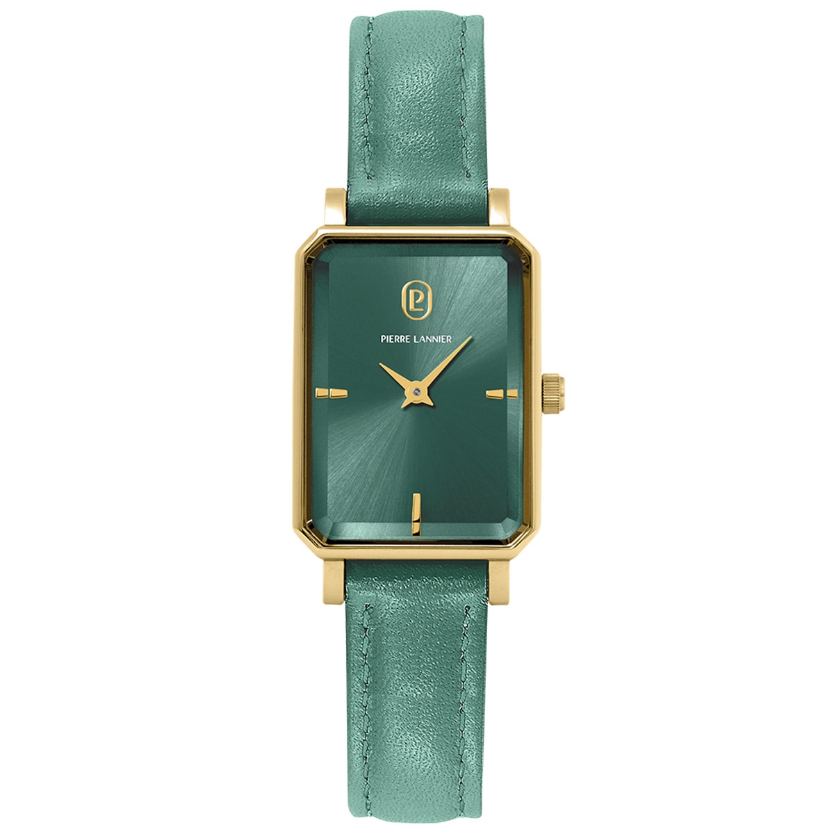 ARIANE アリアン カットガラス レディース 腕時計 クオーツ 革ベルト