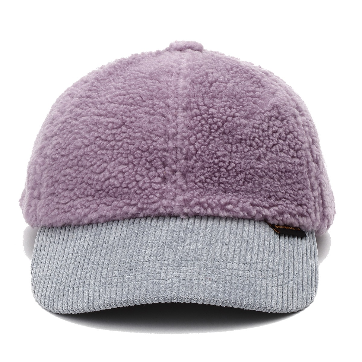 ボア×コーデュロイキャップ【パープル×ブルーグレー】 | PlusM Online