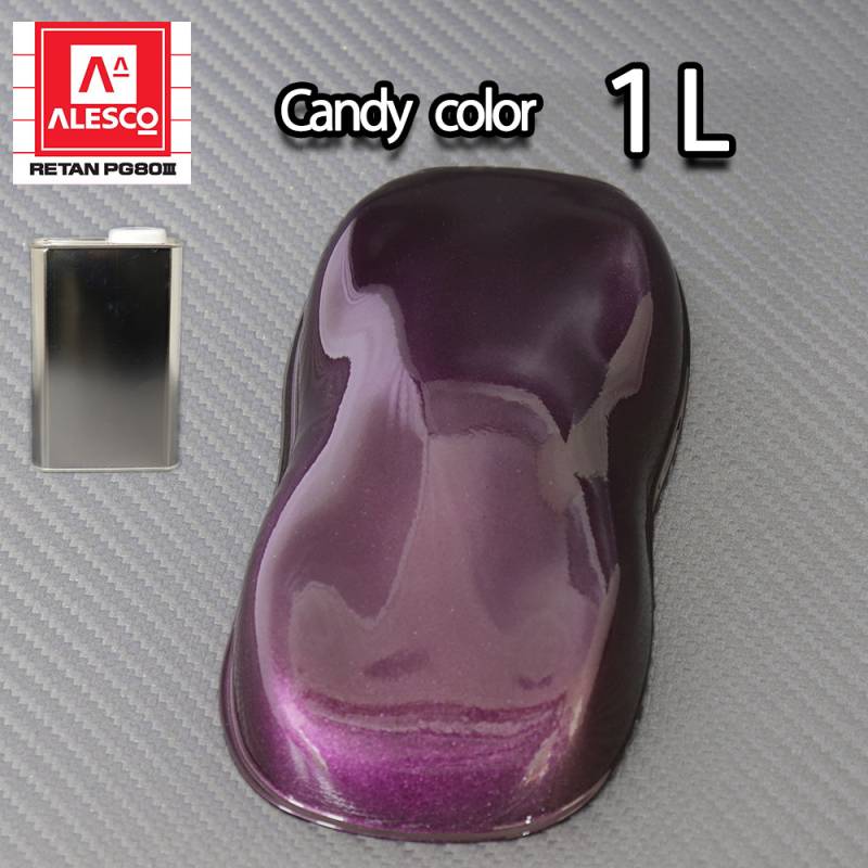 PG80 キャンディーカラー ディープパープル 1L /ウレタン 塗料 2液