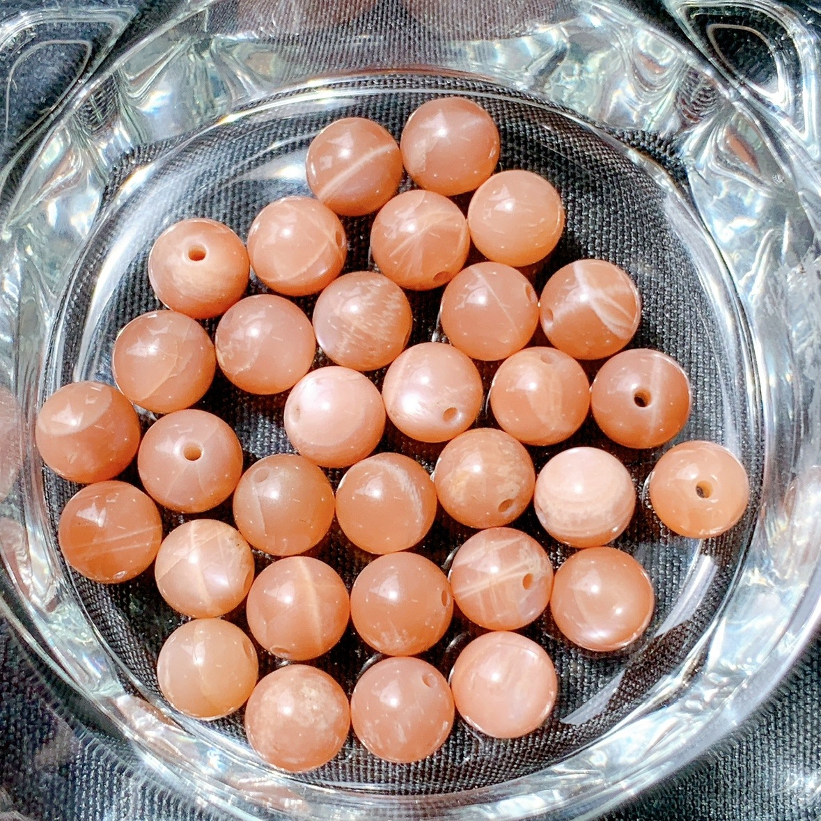 118B]オレンジムーンストーン(8mm) | ビーズ | Crystals by Purely