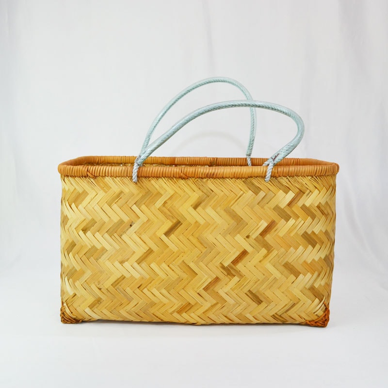 特大 市場かご ビッグ 竹製 市場籠 エコバッグ かごバッグ