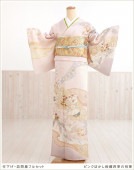 七五三 訪問着 母親 着物 レンタル 結婚式 親族 友人 入学式 卒業式 ピンク