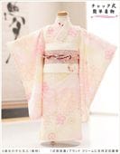 正絹着物レンタル、7歳女の子七五三｜上質な絹のお着物、七草祝いなど