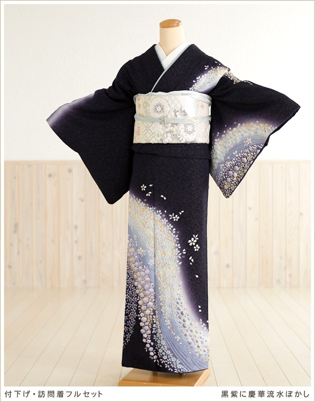 訪問着レンタル 母親着物 フルセット 正絹 七五三 卒業式 入学式 卒園