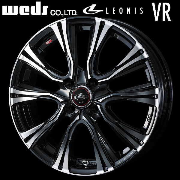 送料無料 タント スペーシア N-BOX 等 軽自動車に WEDS レオニスVR