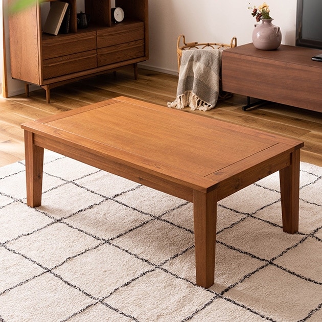 アカシア こたつテーブル 長方形 幅105cm | こどもと暮らし