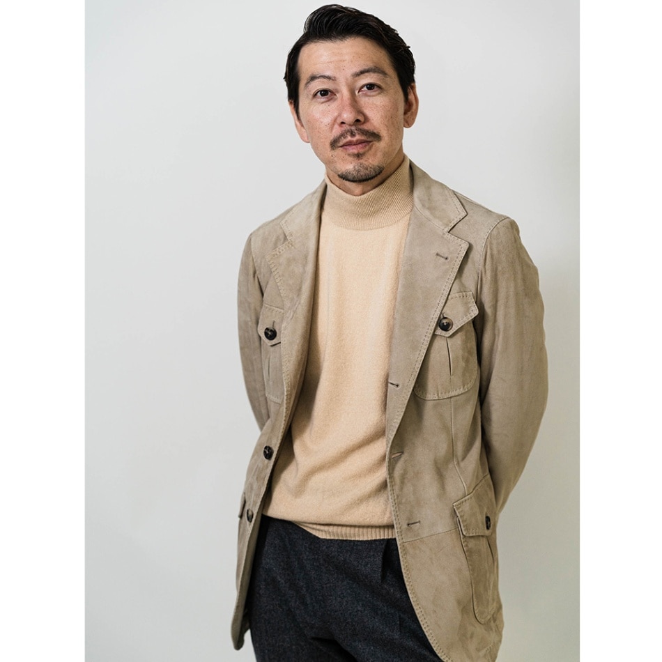 シープスキンスエード サファリジャケット【ベージュ】 | リング