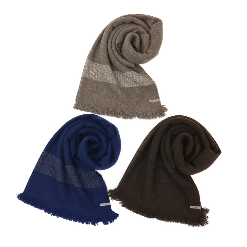 NORLHA ノラ NOMAD NETS ヤクストール【グレージュ×ホワイト・ブラウン